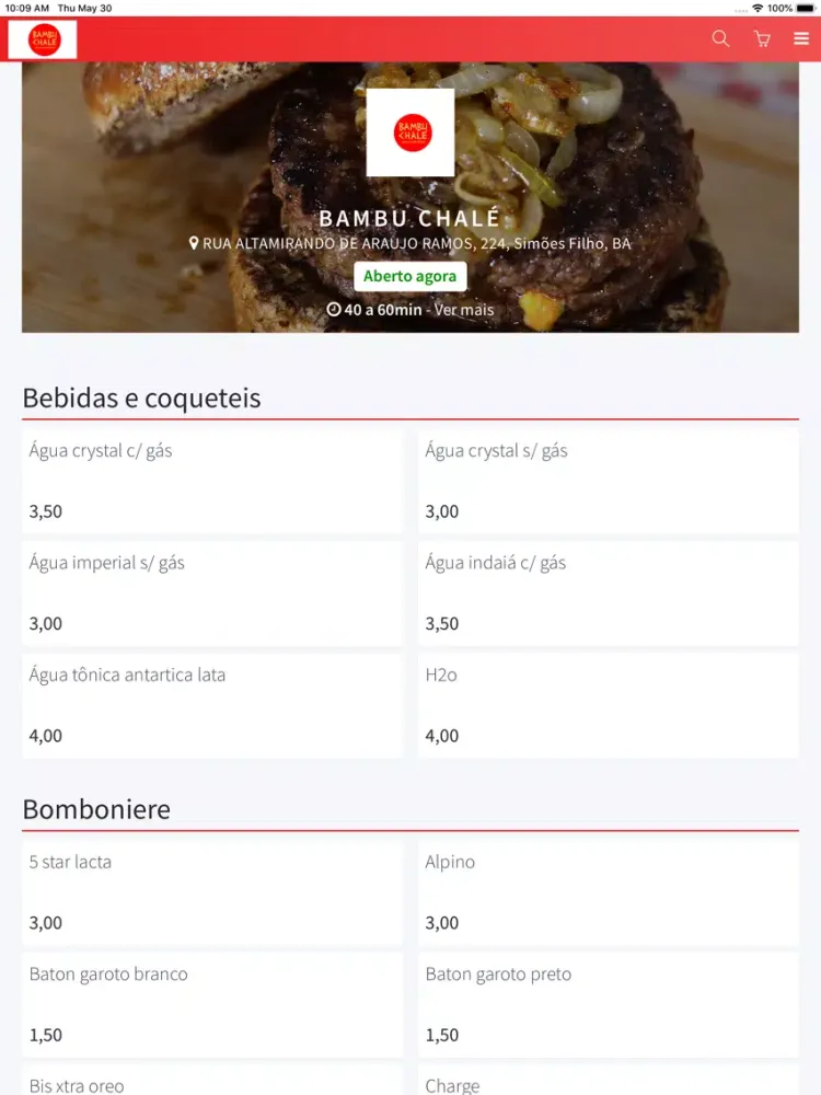 Скриншоты Bambu Chalé iPad 