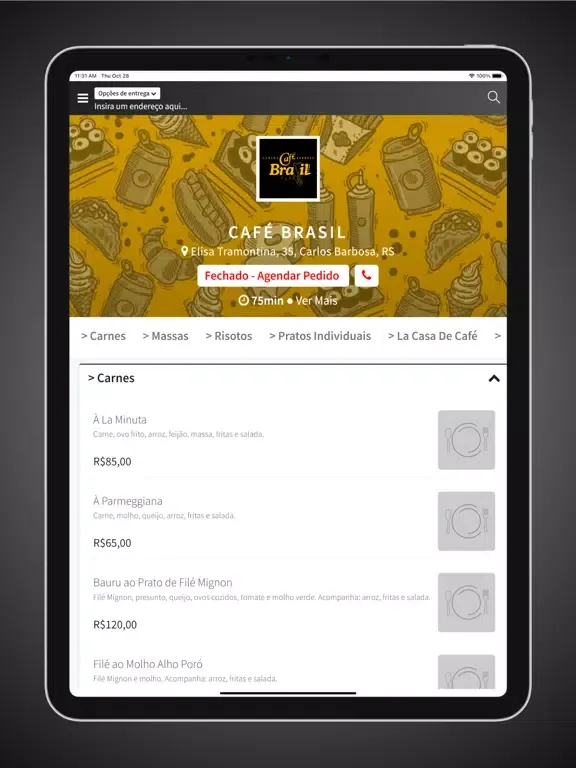 Café Brasil - Carlos Barbosa iPad  Ekran Görüntüleri