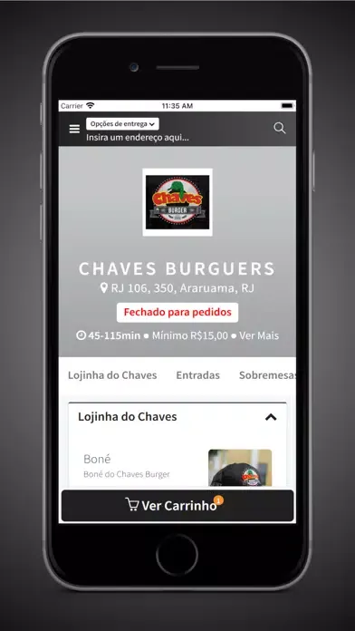 Chaves Burguer应用截图