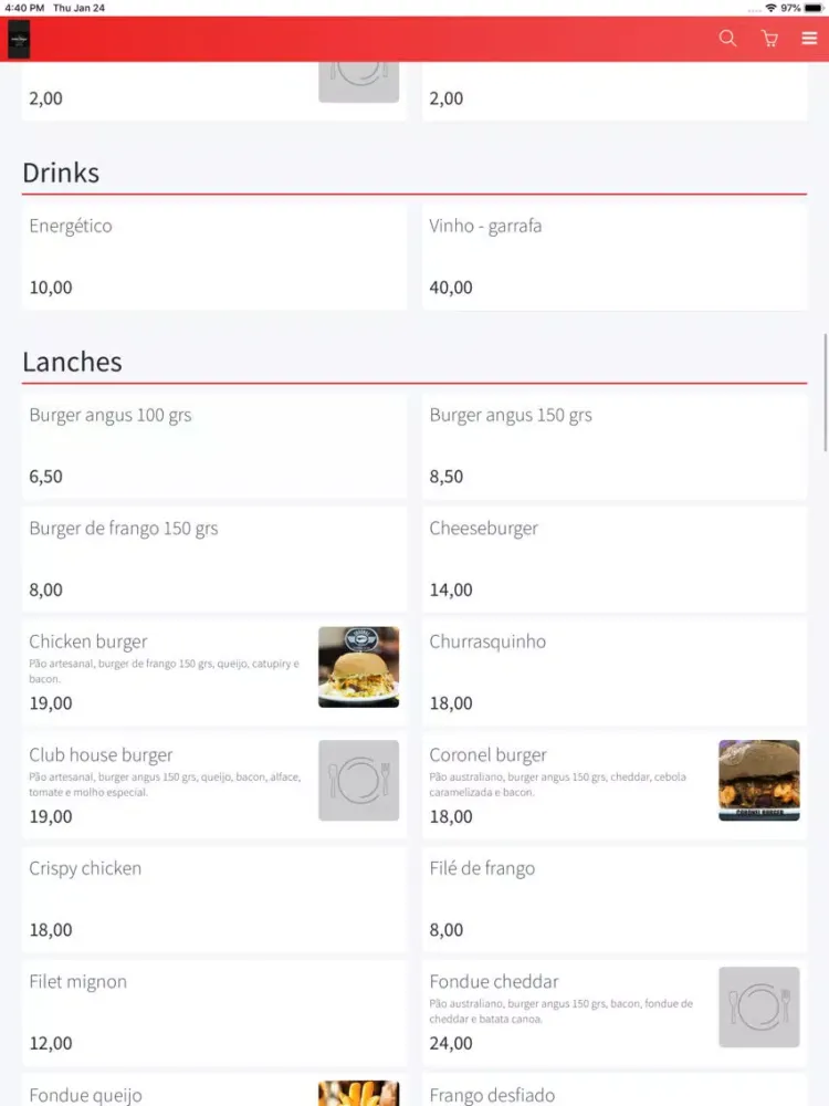 Coronel Burger -Capela Do Alto iPad  स्क्रीनशॉट