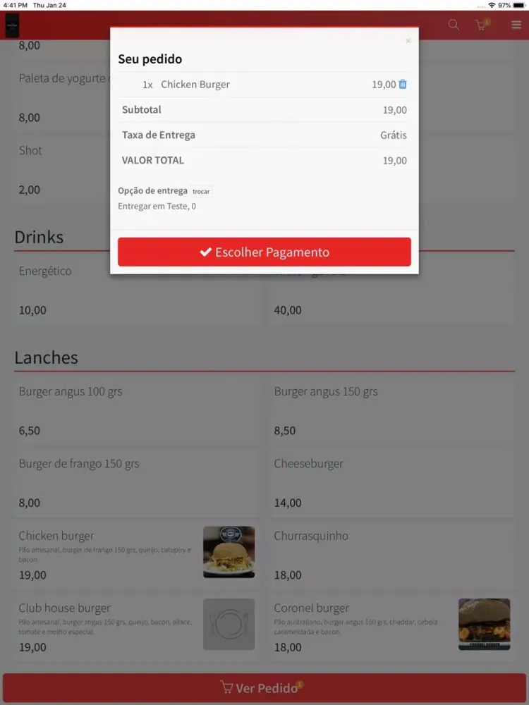 Coronel Burger -Capela Do Alto iPad  स्क्रीनशॉट