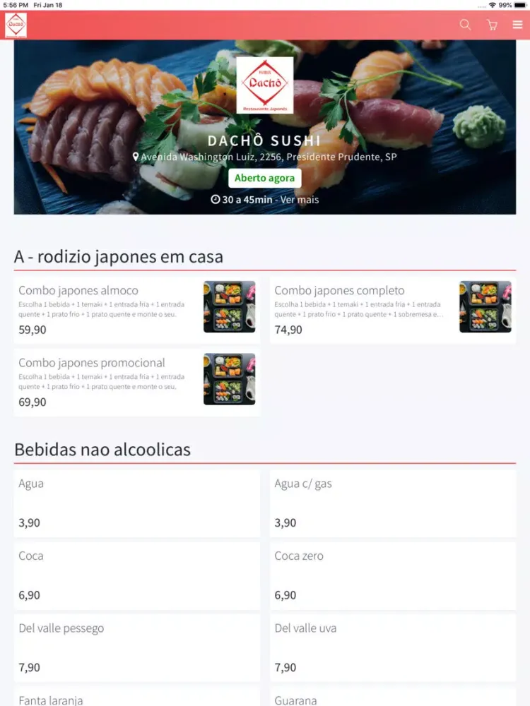 صور Dachô Sushi Rodízio & Delivery iPad 