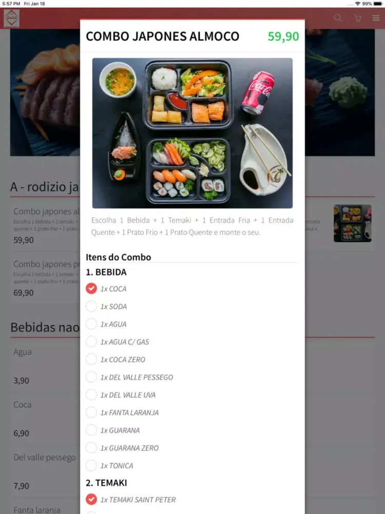 صور Dachô Sushi Rodízio & Delivery iPad 