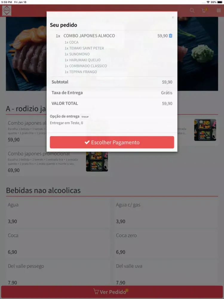صور Dachô Sushi Rodízio & Delivery iPad 