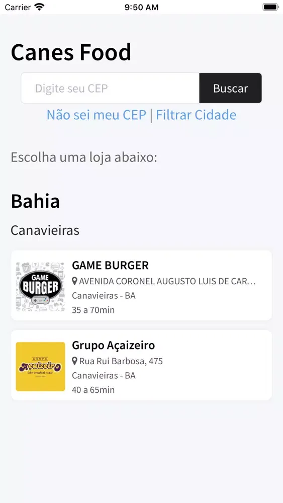 Capturas de pantalla de Canes Food