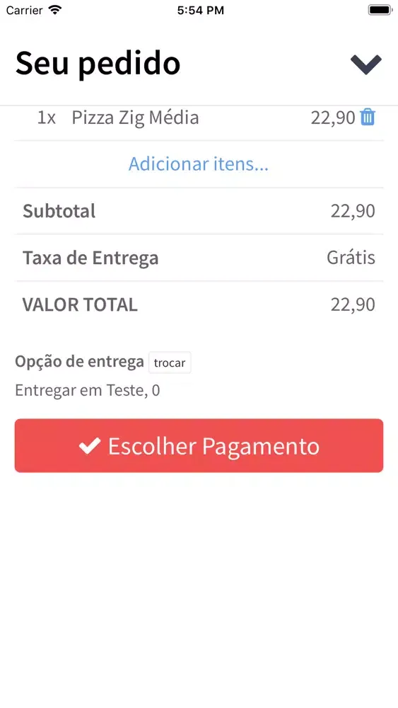 Ảnh chụp màn hình của Garagem Delivery Paracatu