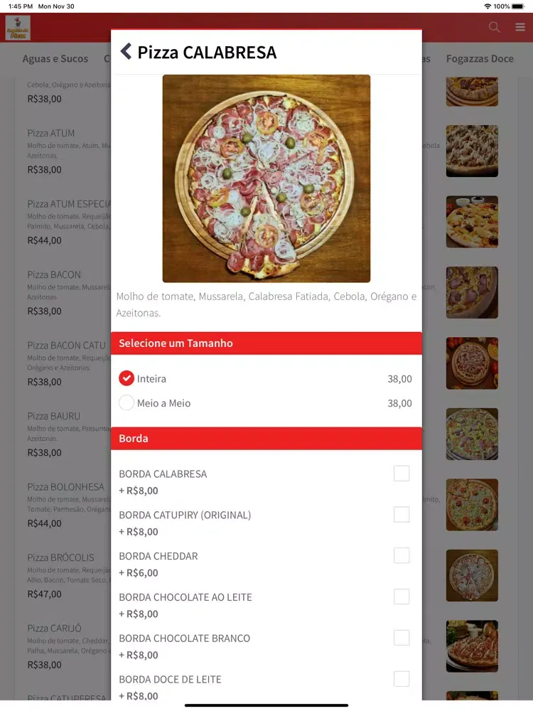 Capturas de pantalla de Império da Pizza iPad 
