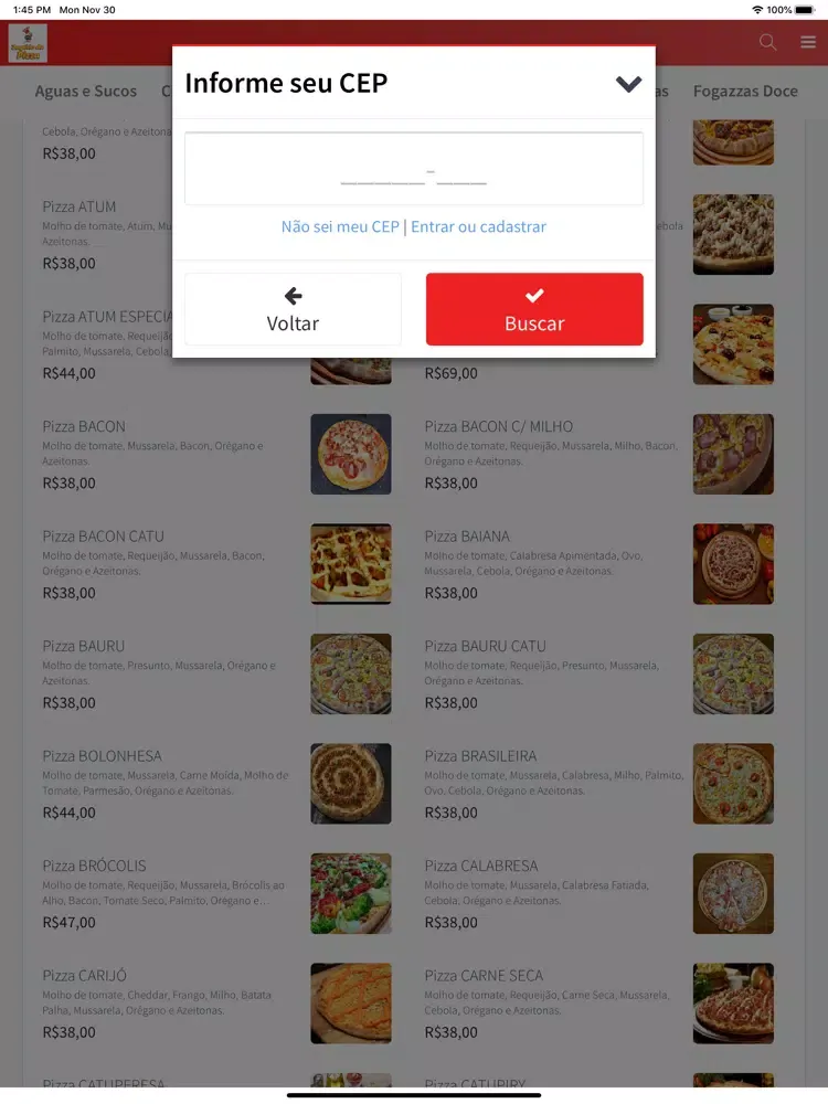 Capturas de pantalla de Império da Pizza iPad 