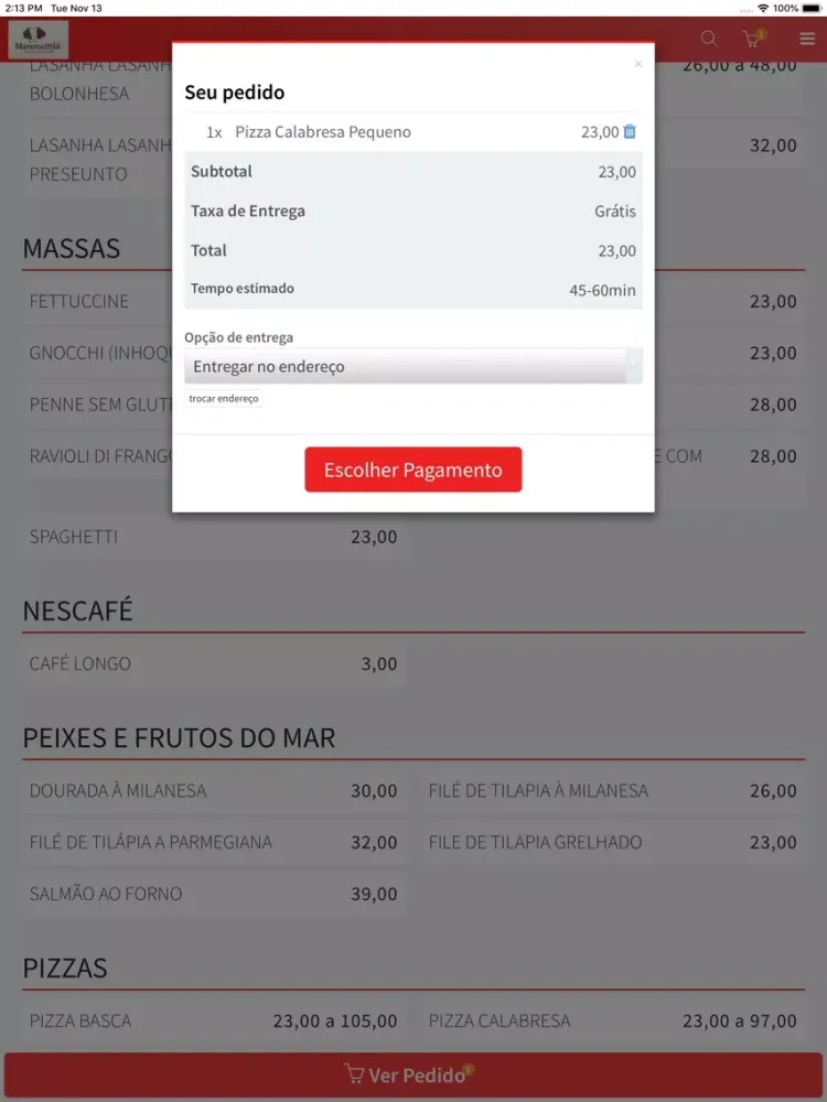 MammaMia Ristorante e Pizzeria iPad  سکرین شاٹس