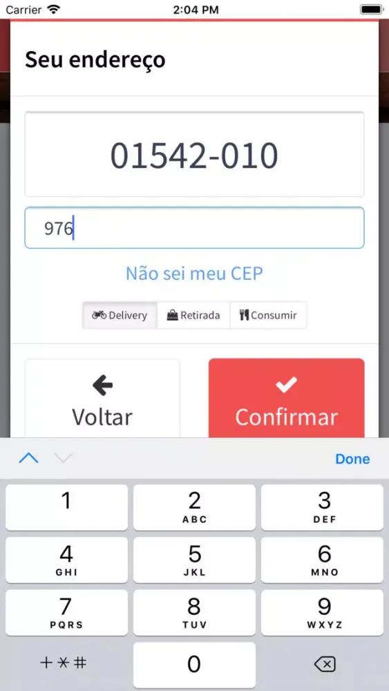 Capturas de tela do Maná Pizzas