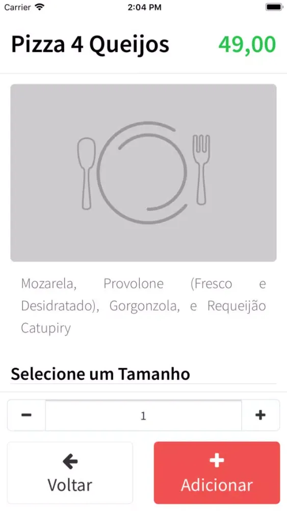 Capturas de tela do Maná Pizzas