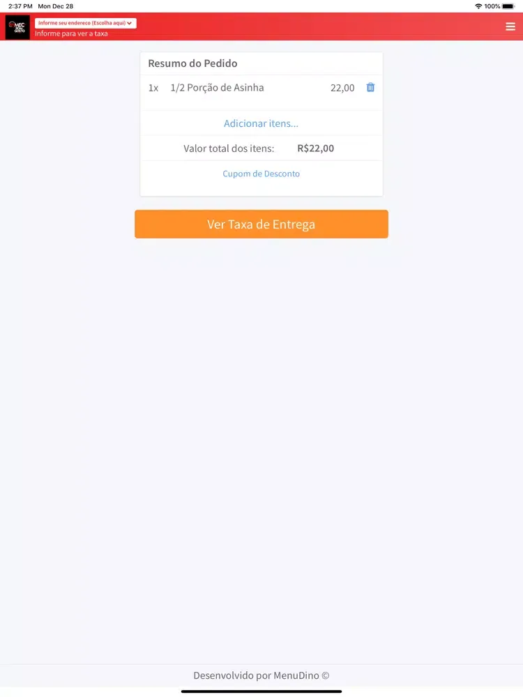 Captures d'écran de Mec Bom Gosto Delivery iPad 