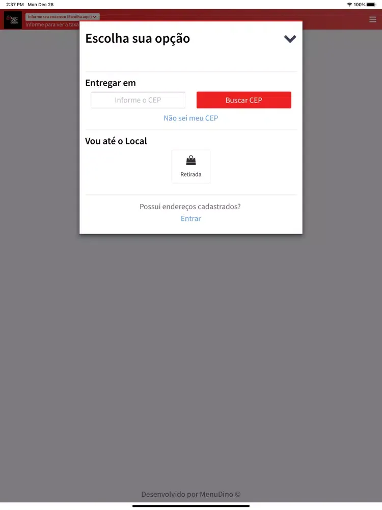 Captures d'écran de Mec Bom Gosto Delivery iPad 