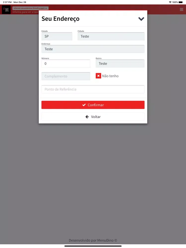 Captures d'écran de Mec Bom Gosto Delivery iPad 