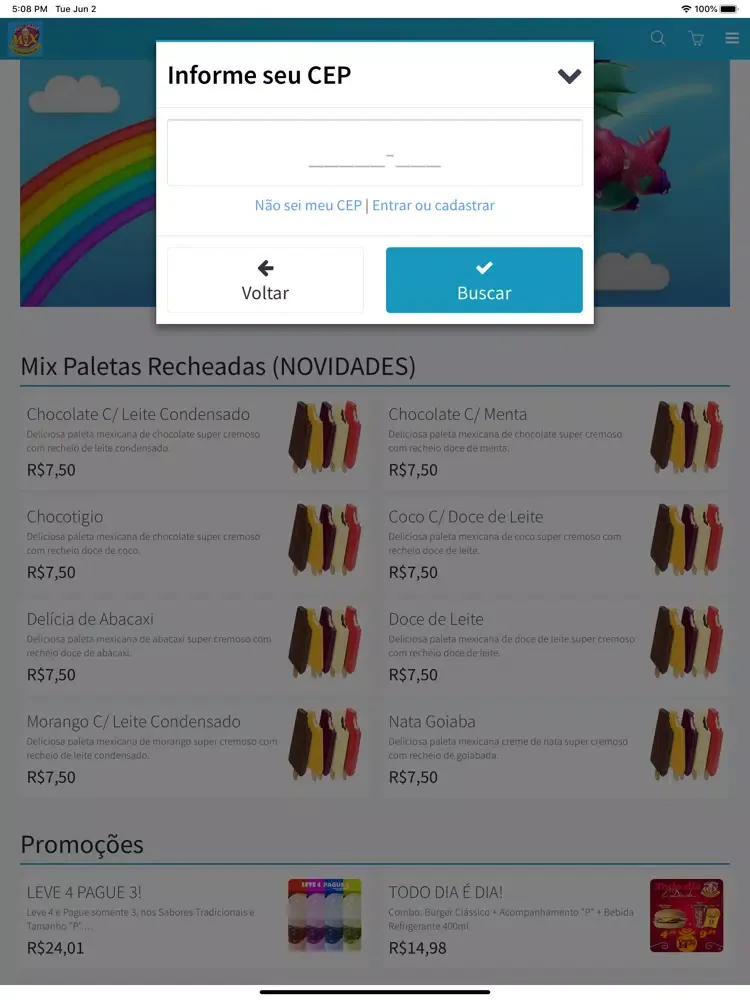 Screenshot di Milk Shake Mix Petrolândia iPad 