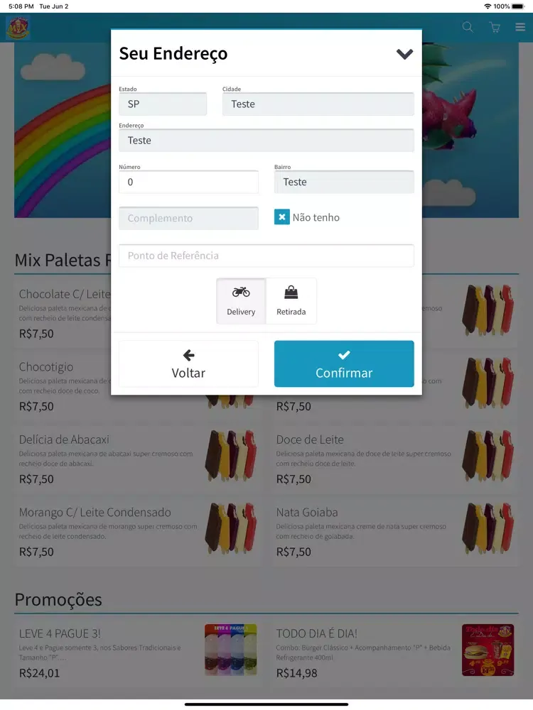 Screenshot di Milk Shake Mix Petrolândia iPad 
