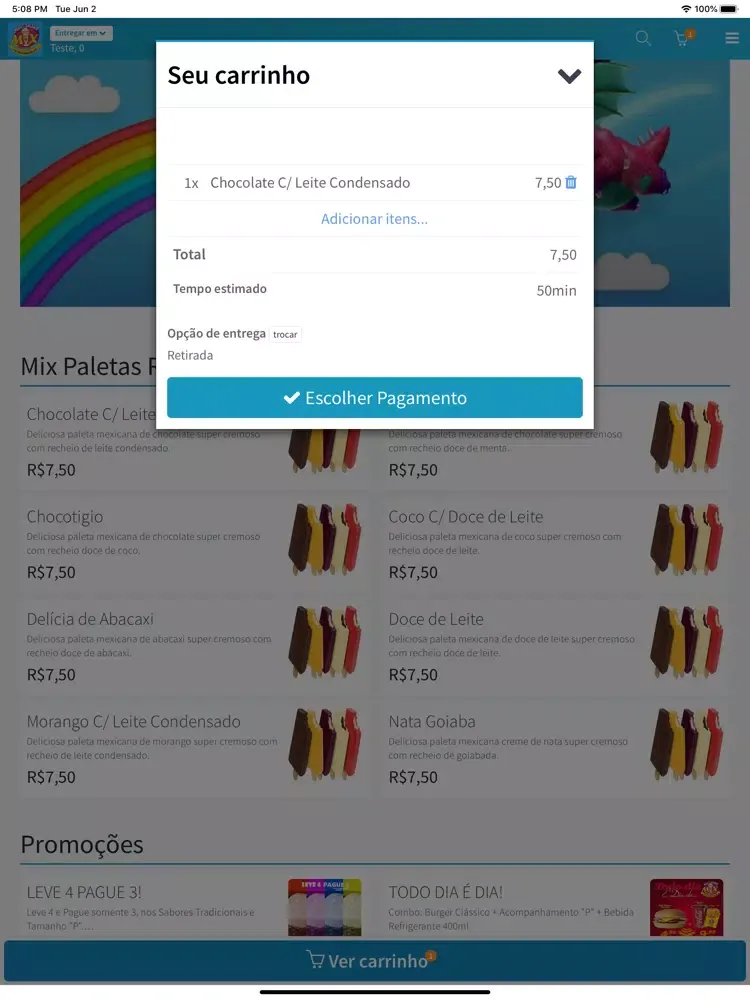 Screenshot di Milk Shake Mix Petrolândia iPad 