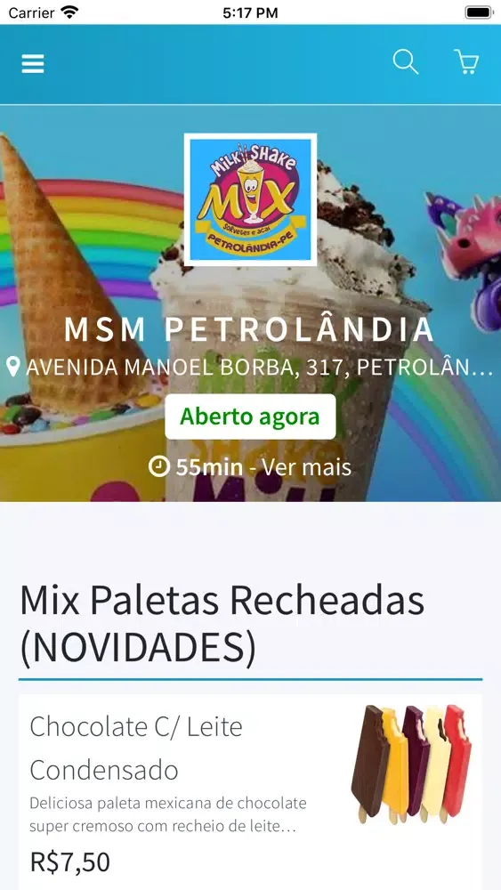 Screenshot di Milk Shake Mix Petrolândia