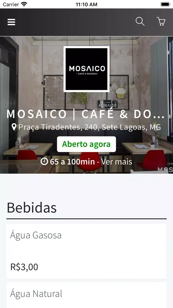 Screenshot di Mosaico App