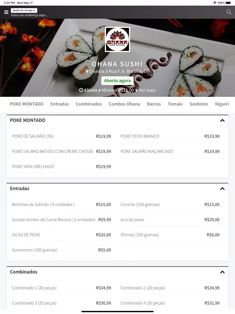 Ohana Sushi iPad  Screenshots
