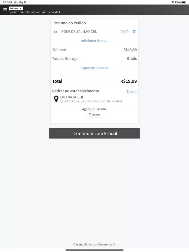 Ohana Sushi iPad  Screenshots