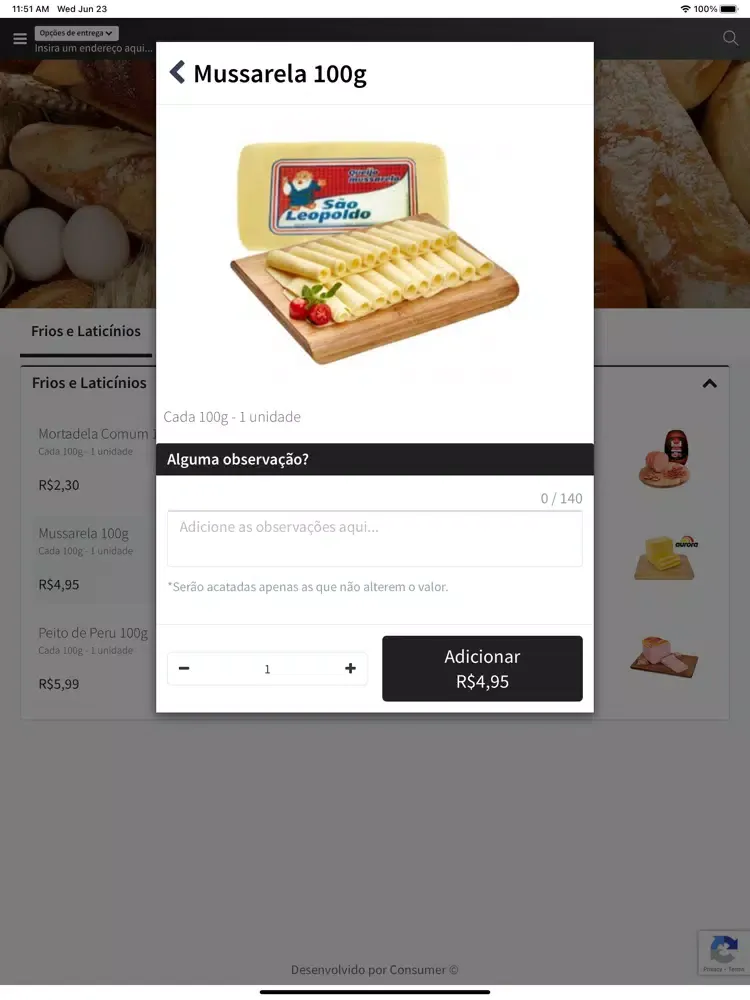 Paladar Pães e Doces Delivery iPad  Ekran Görüntüleri