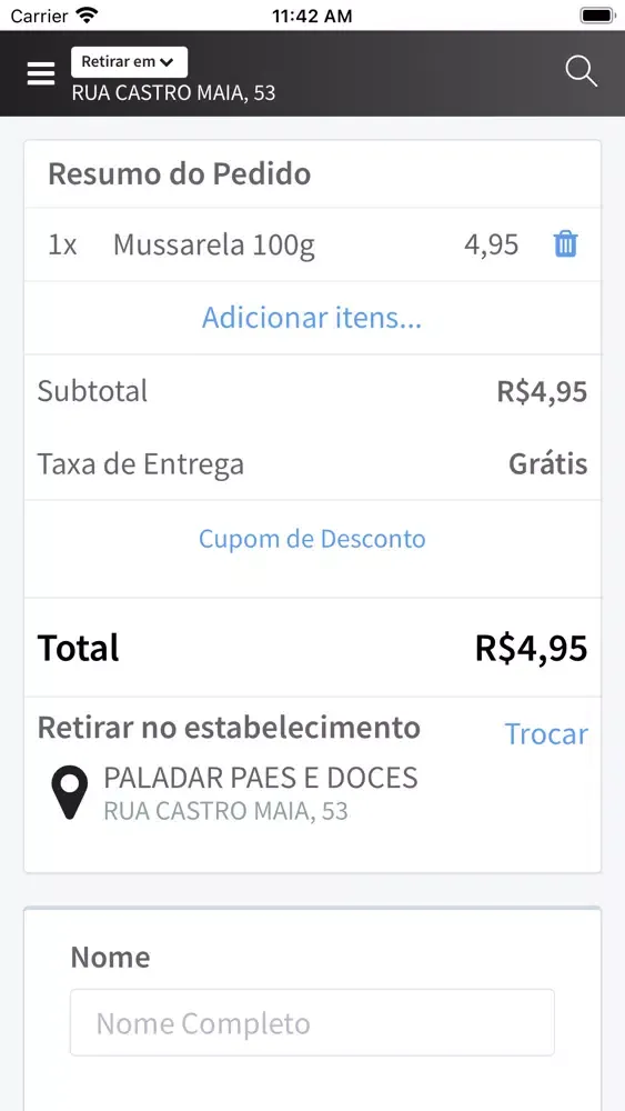 Paladar Pães e Doces Delivery Ekran Görüntüleri