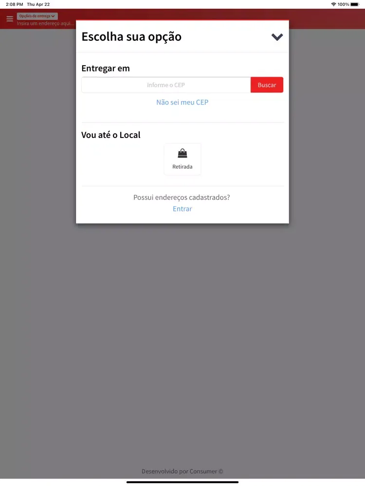 Patroni Pizza Penha iPad  Screenshots