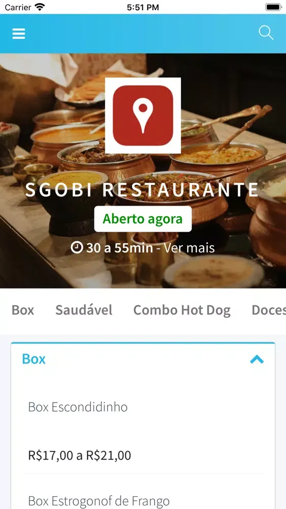 Sgobi Restaurante應用截圖