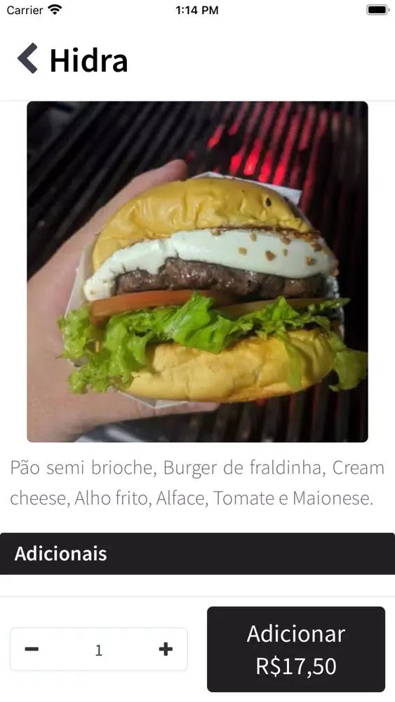 Screenshot di Top Burger Artesanal