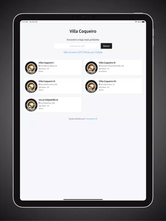 Villa Coqueiro iPad  Ekran Görüntüleri