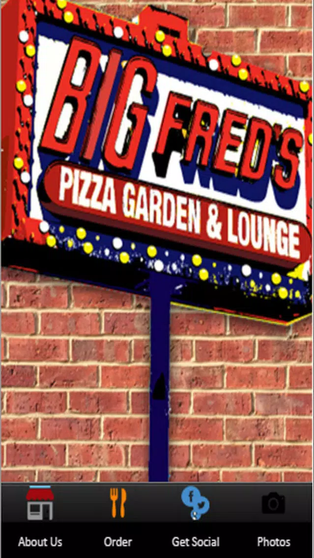 Big Fred's Pizza Garden & Lounge应用截图