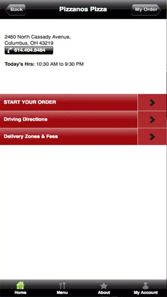 MyPizzanos Screenshots