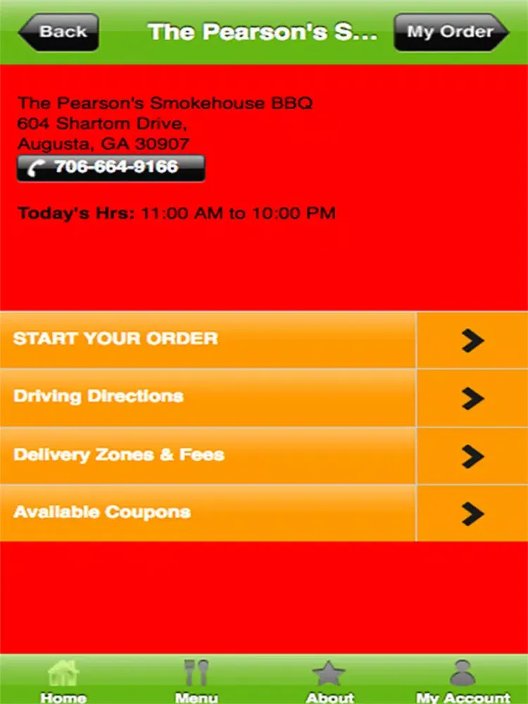 Captures d'écran de The Pearson's Smokehouse BBQ iPad 