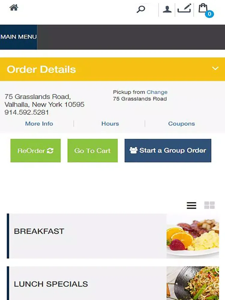 WCC Dining Services iPad  स्क्रीनशॉट