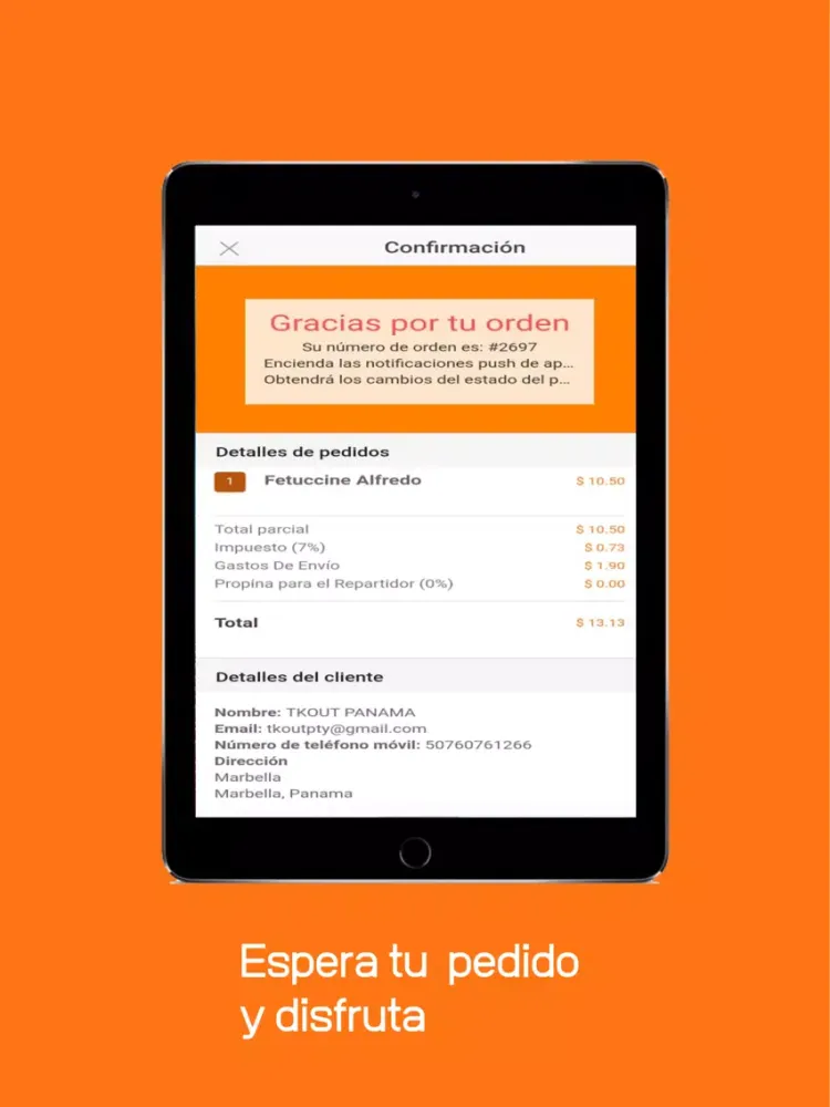 Screenshot di TKOUT iPad 