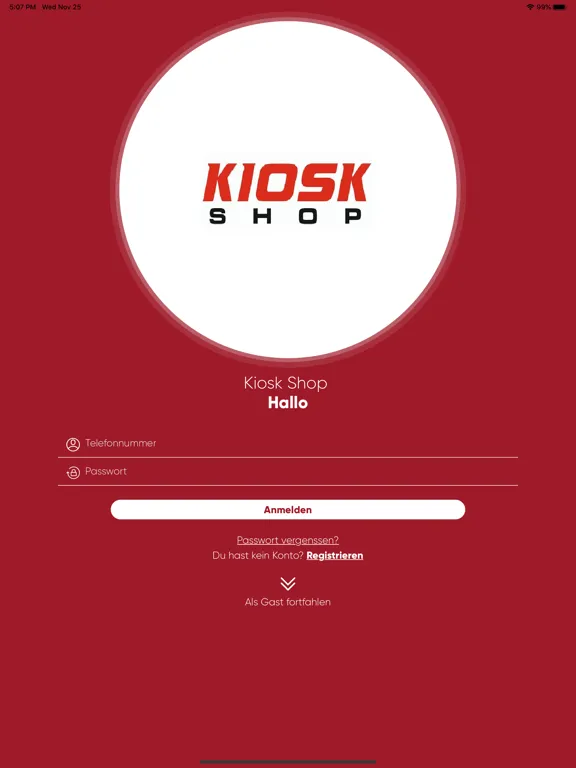 Скриншоты Kiosk Shop iPad 
