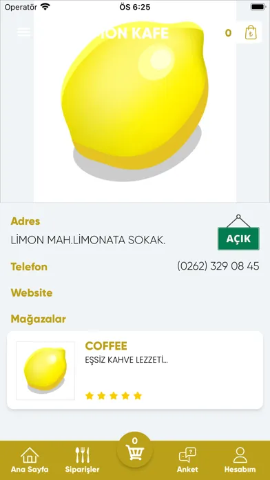 Ảnh chụp màn hình của Limon Cafe