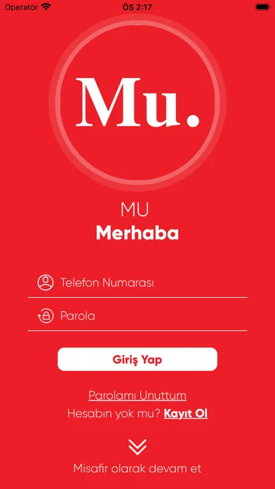 Tangkapan skrin MU Coffee