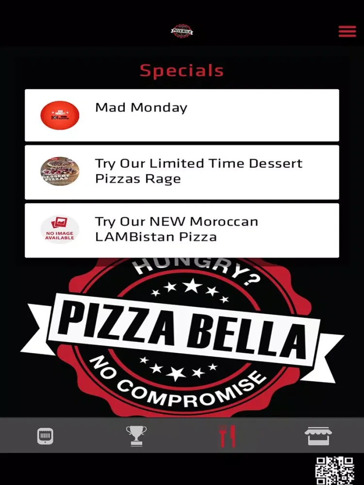 Pizza Bella Loyaltymate iPad  スクリーンショット