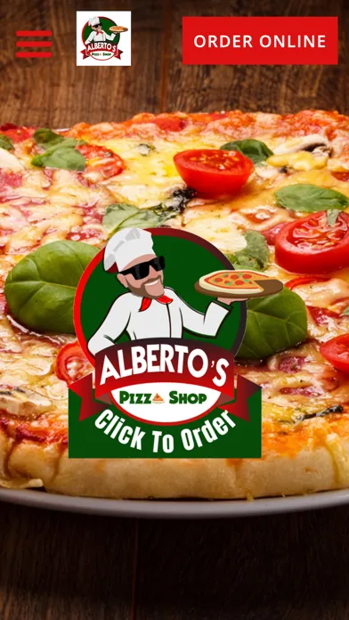 Tangkapan skrin ALberto's Pizza