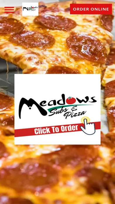 Capturas de tela do Meadows Subs and Pizza