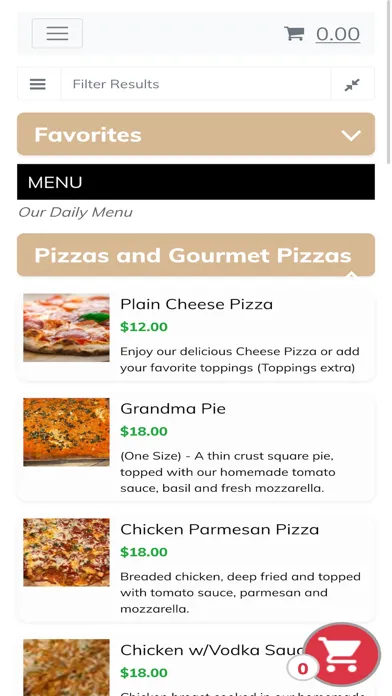 Via Napoli Pizzeria سکرین شاٹس