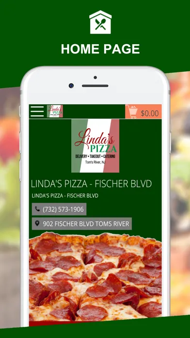Capturas de tela do Linda’s Pizza Fischer Blvd