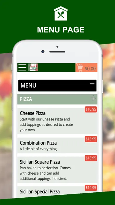Capturas de tela do Linda’s Pizza Fischer Blvd