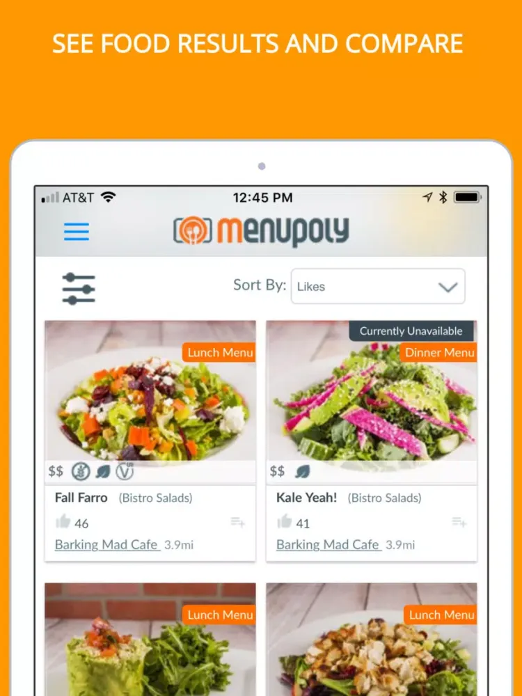 Menupoly: Let's Figure Eat Out iPad  스크린샷