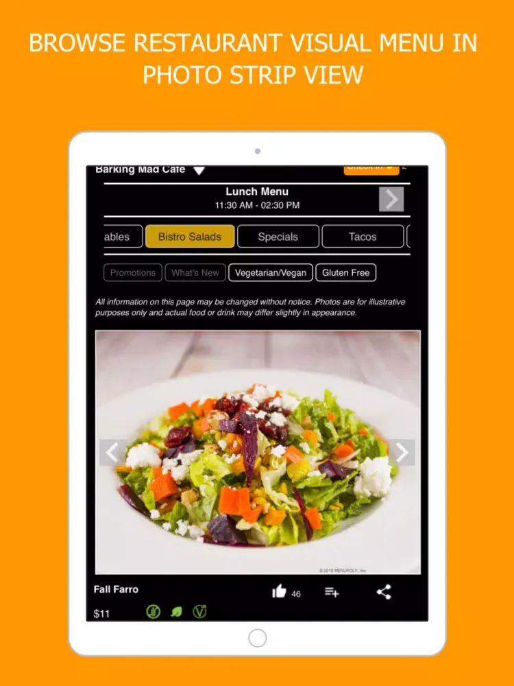 Menupoly: Let's Figure Eat Out iPad  스크린샷