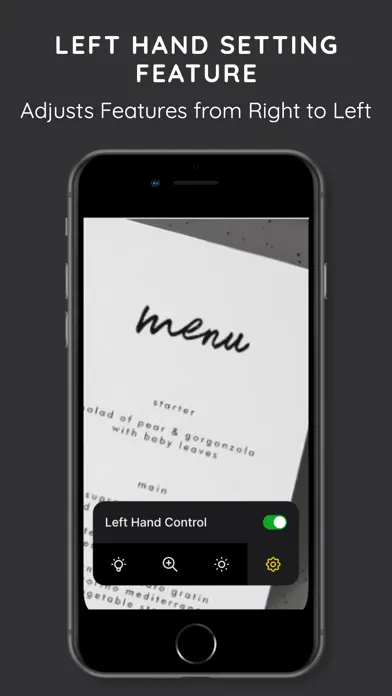 Скриншоты Menu Reader - Magnify & Flash