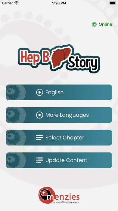 Ảnh chụp màn hình của HepB Story - Menzies (MSHR)
