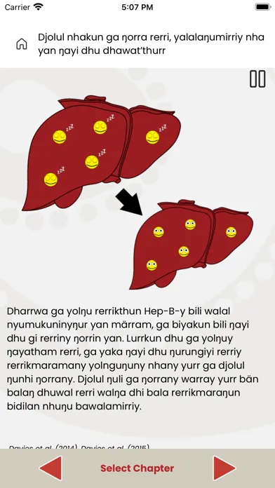 Ảnh chụp màn hình của HepB Story - Menzies (MSHR)
